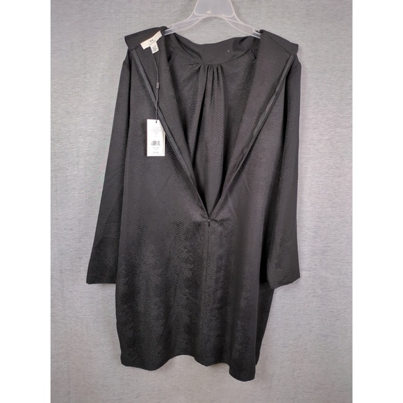 2x 👯♀️Host Pick⚡️H by Halston Snakeskin Print Mock Neck Dress - Picture 5 of 9